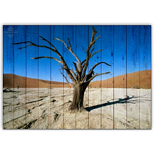 Панно с рисунком деревья Creative Wood Африка Африка - Дерево в пустыне